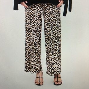 Zara leopard print pants